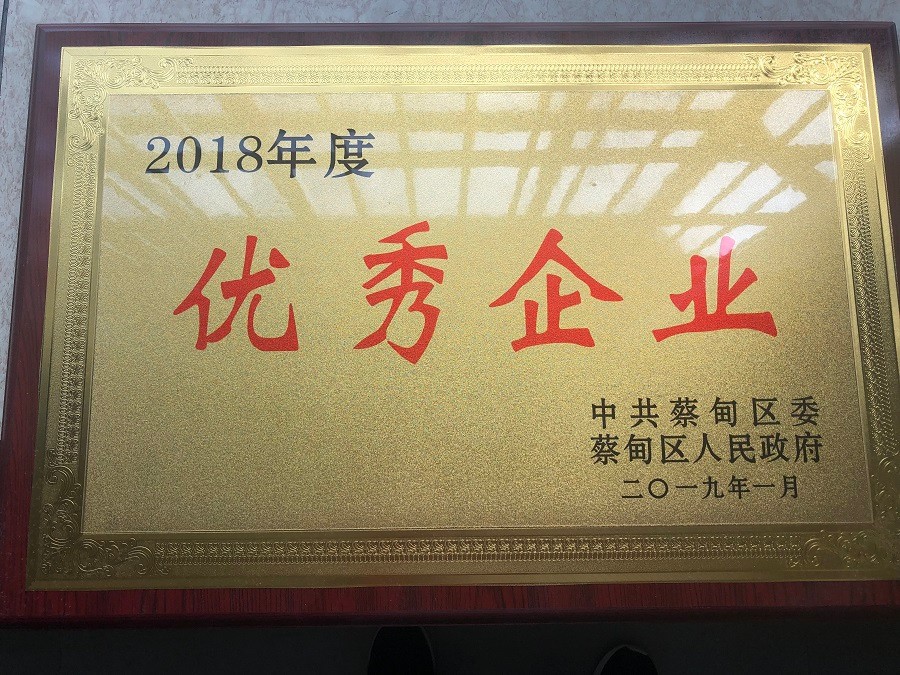 優秀企業單位稱号